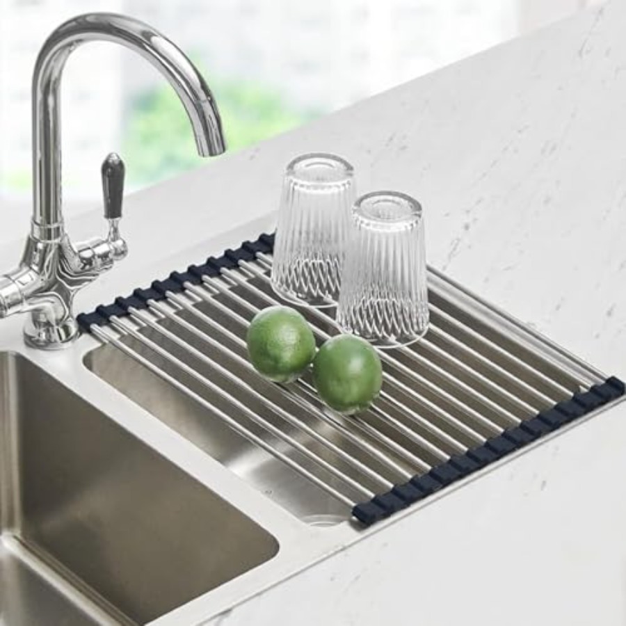 Kitchen Up - Выдвижная сушилка для посуды над раковиной,