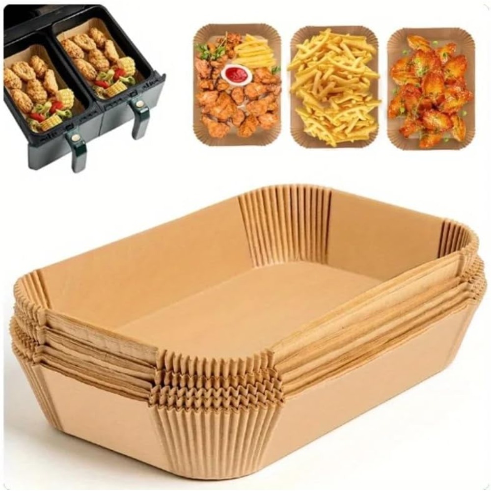 Kitchen Baking Store - 50/100 шт. Одноразовые прямоугольные бумажные вкладыши