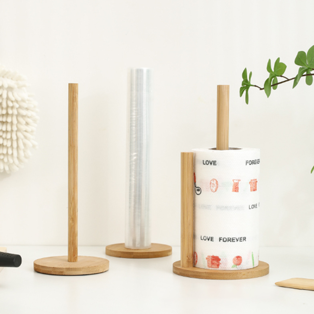 Kitchen Baking Paper Holder - 1 шт., бамбуковый держатель для бумажных