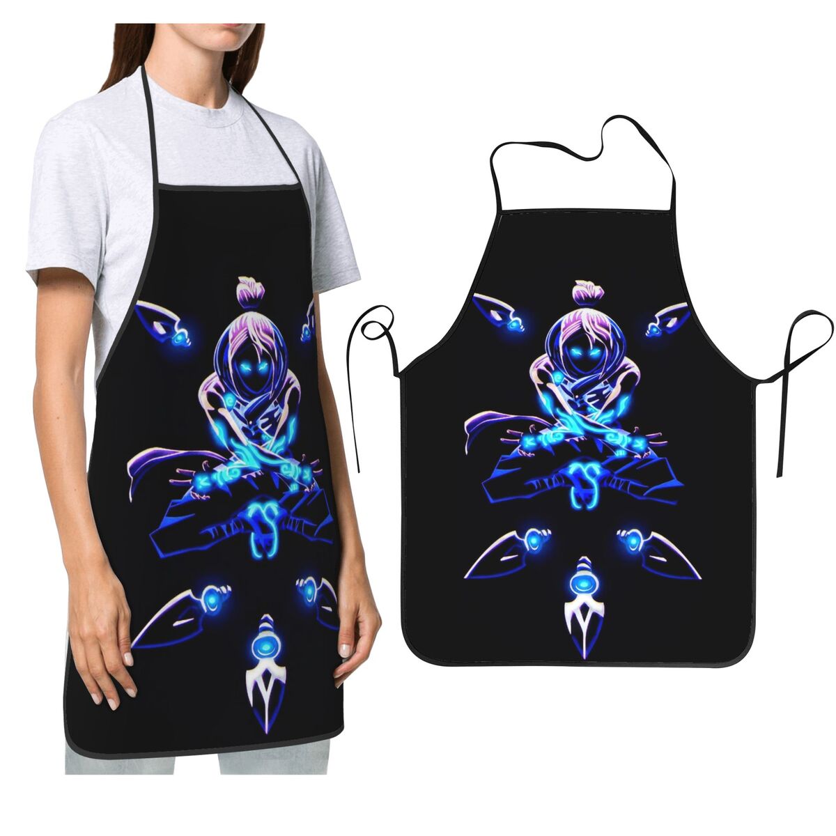Kitchen Baking Game - Фартуки Jett V-Valorant Riot Games, фартуки