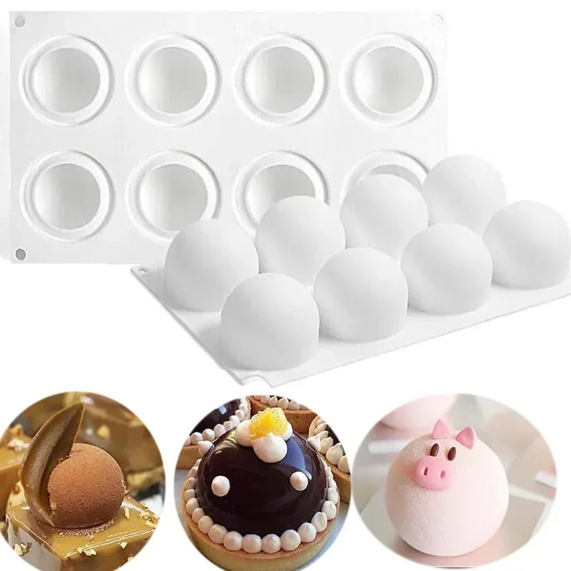 Kitchen Baking Store - 3D сферическая силиконовая форма для мусса,