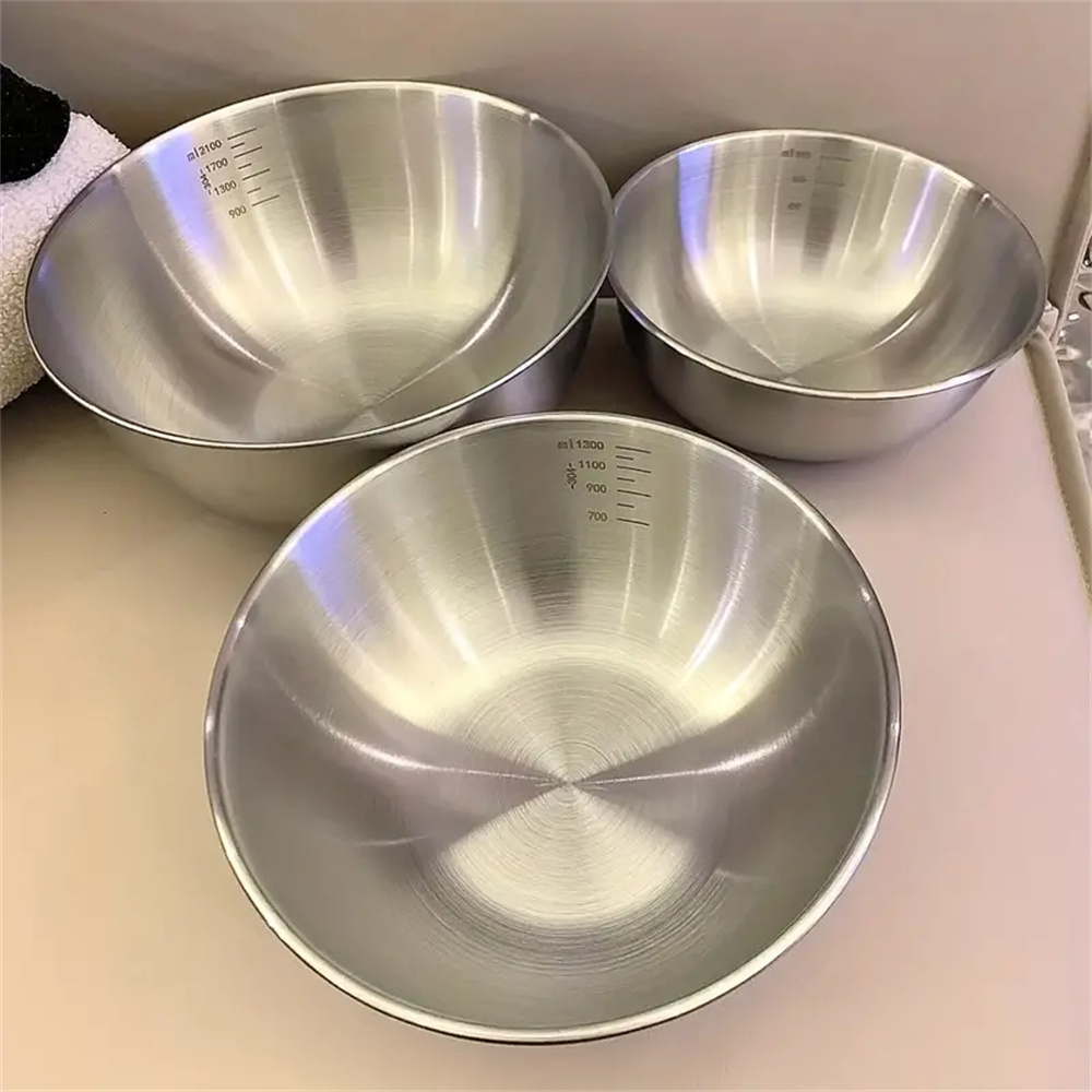 Kitchen Baking Essentials - Набор из 3-х мисок из нержавеющей