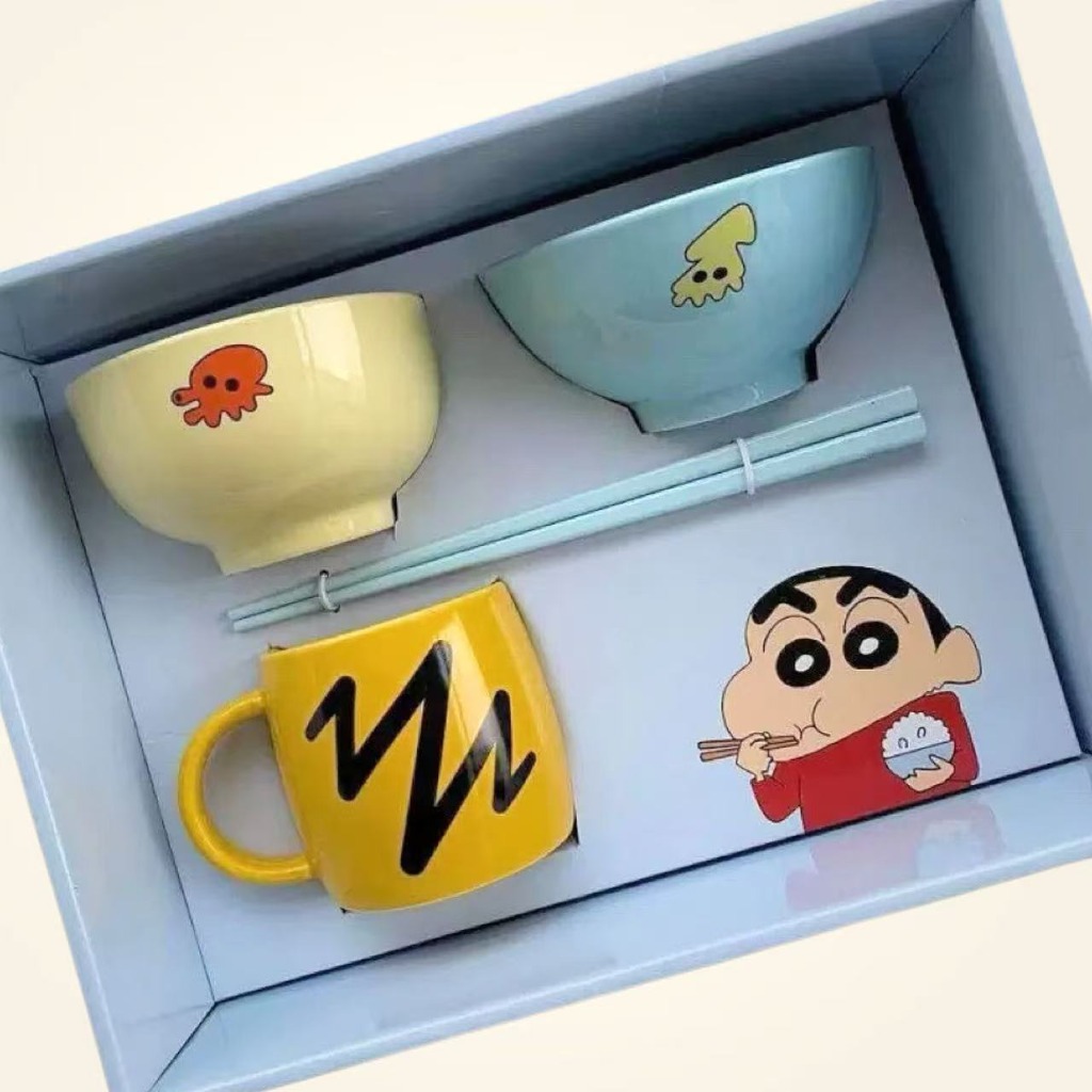 Kitchen Baking Gifts - Набор керамической посуды «Крейон Шин-чан» 4