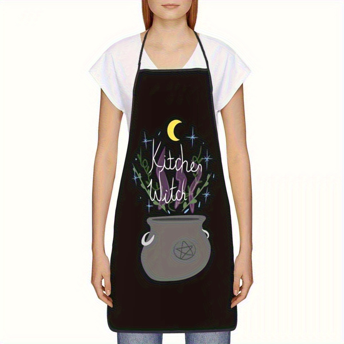 1 шт. кухонный фартук ведьмы с – обзор и цена Kitchen Witch Baking